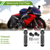 Honda, Suzuki, Yamaha Motorcycle Foot Pegs  Titanium Tone