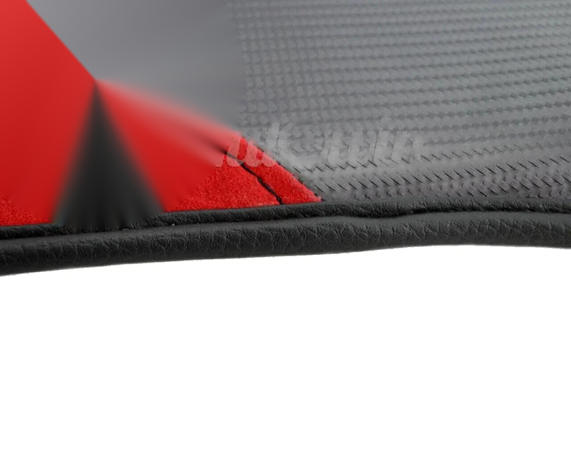 Ferrari F430 Black Carbon Fiber Floor Mats (2004-2009)