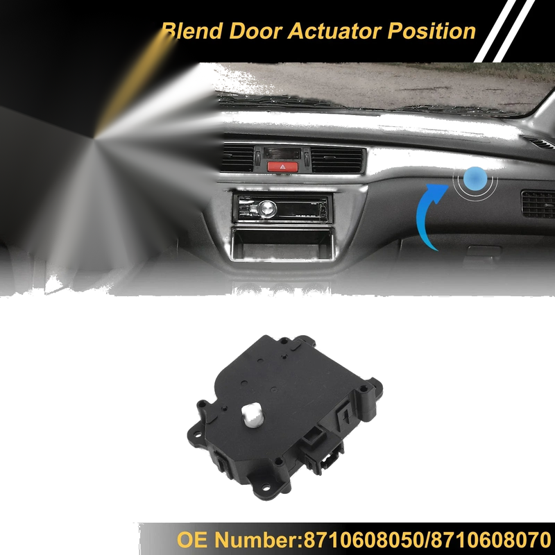 Toyota Sienna HVAC Heater Blend Door Actuator (2004–2010)