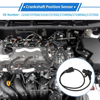 BMW E36 318i Crankshaft Position Sensor 1 Pc Black (1990-1993)