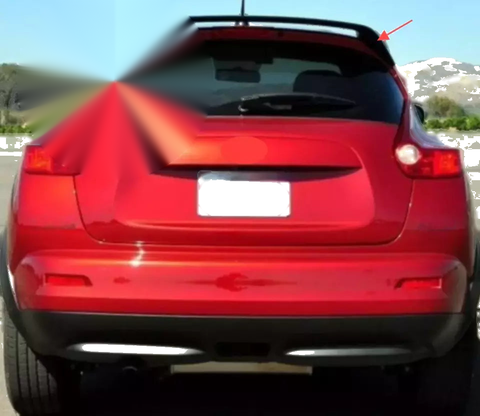 Nissan Juke Glossy Black Factory Style Spoiler Wing ABS (2011-2017)