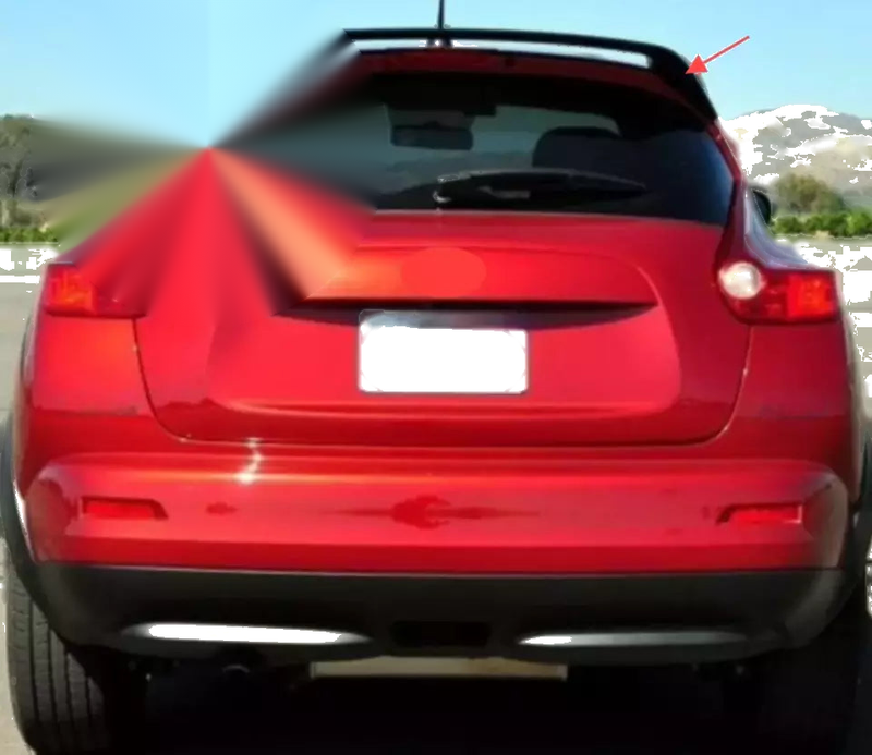 Nissan Juke Glossy Black Factory Style Spoiler Wing ABS (2011-2017)