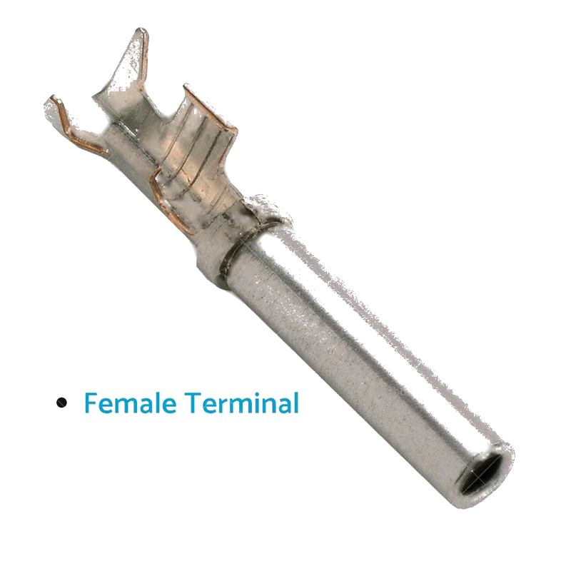 50 Pcs Deutsch Solid Terminal No.16 Contact Pins Male Female Connector