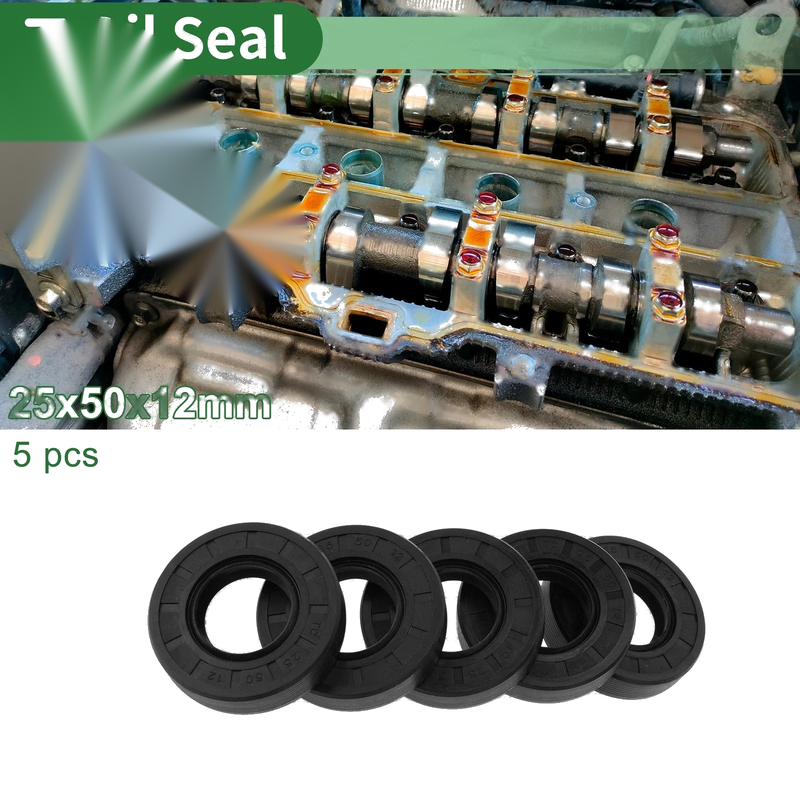 MakeModel Oil Seal / 25x50x12mm / Seal Ring Rotary Shaft Seal NBR Rubber