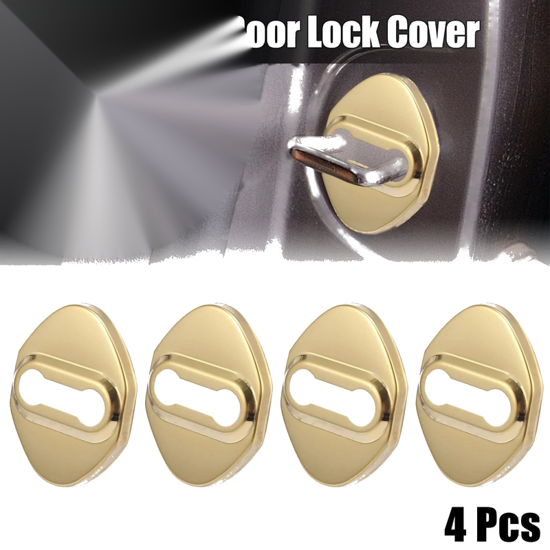 Toyota 4 x Car Door Lock Latches Striker Cover Protector
