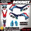 Honda CRF 250 Foxy Style Graphic Kit (2014-2017)