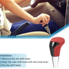 Toyota Gear Shift Knob Car Carbon Fiber Pattern Red