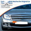 Mercedes-Benz C-Class W204 Sport Front Bumper Tow Hook Cover (2008-2011)