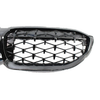 BMW 3 Series G20 (2019-2022) Glossy Black Front Bumper Upper Mesh Grille