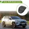 Toyota RAV4 Black Carbon Fiber Gear Shift Knob Cover (2019-2024)