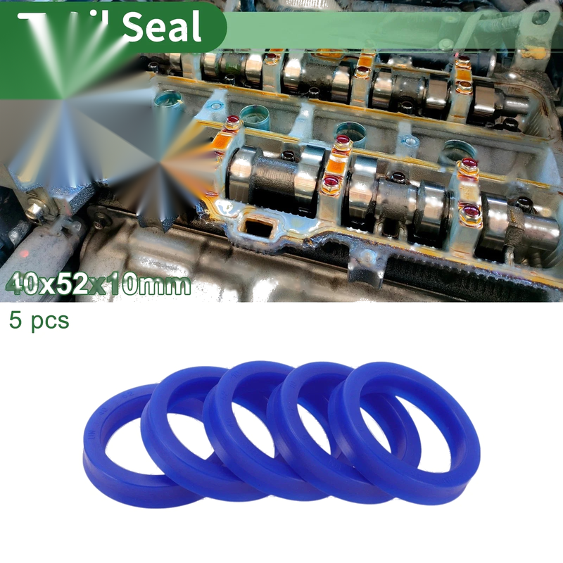Make Model Oil Seal Seal Ring Rotary Shaft Seal TPU 40x52x10mm 5 Pcs