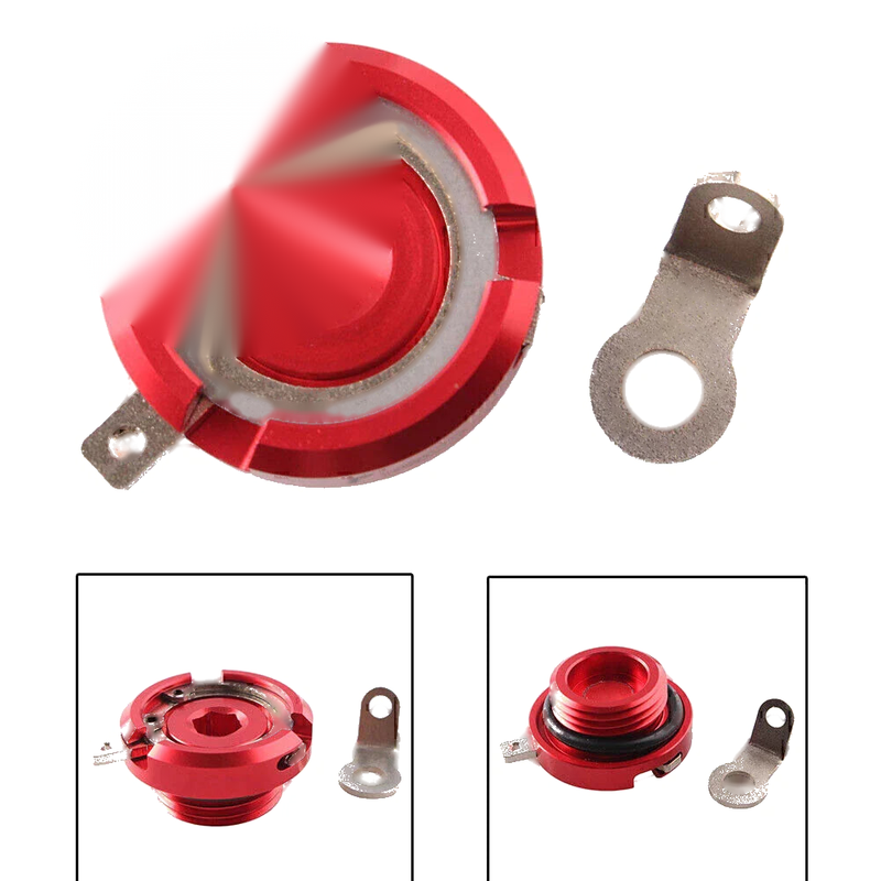 BMW S1000RR Red Oil Filler Cap Set (2009-2013)