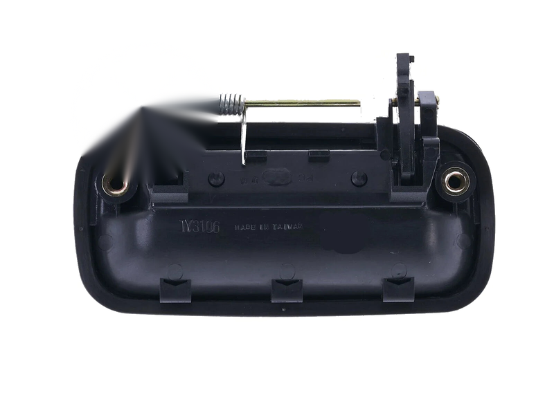 Toyota Hilux Rear Right Outer Door Handle Gloss Black (1988-1997)