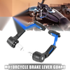 Make Model Blue 2 x 7/8" 22mm Motorcycle Brake Lever Guard