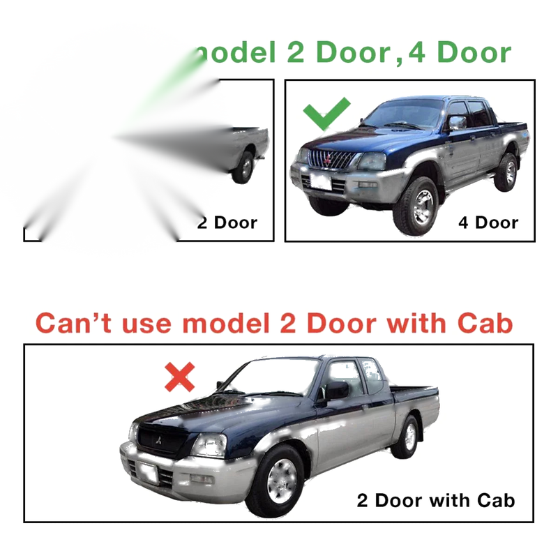 Door Rubber Seal Weatherstrip Trim Front RH Fits Mitsubishi Triton 1996-05 D09