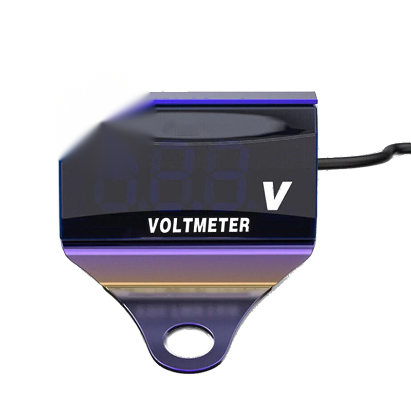 Universal Applications Digital LED Volt Meter Waterproof Voltage Gauge