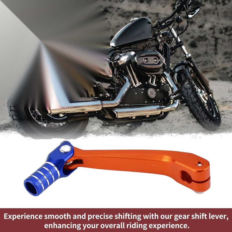 Honda CRF150F 03-17 - Orange Blue Silver Tone Shifter Lever