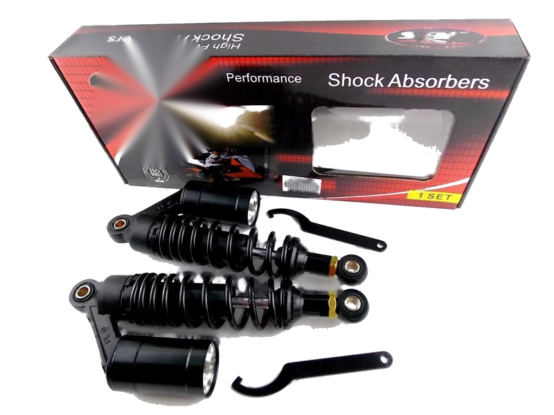 Yamaha GT50 280mm JBS Air Nitrogen Cell Shock Absorbers (1978-1979)