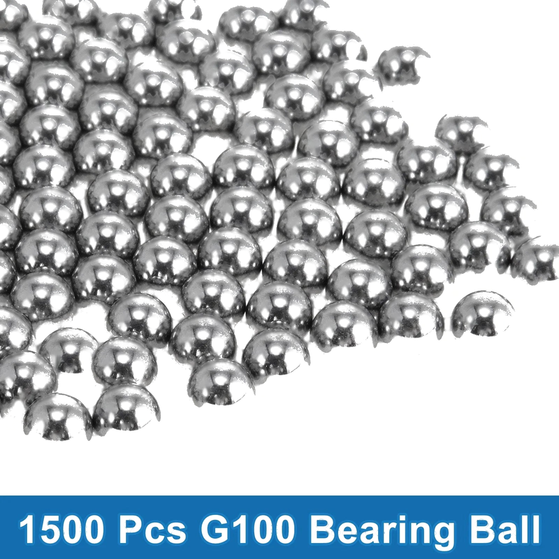 0.5mm Bearing Ball 1500 Pcs Bearing Steel G100 Precision Ball Silver Tone
