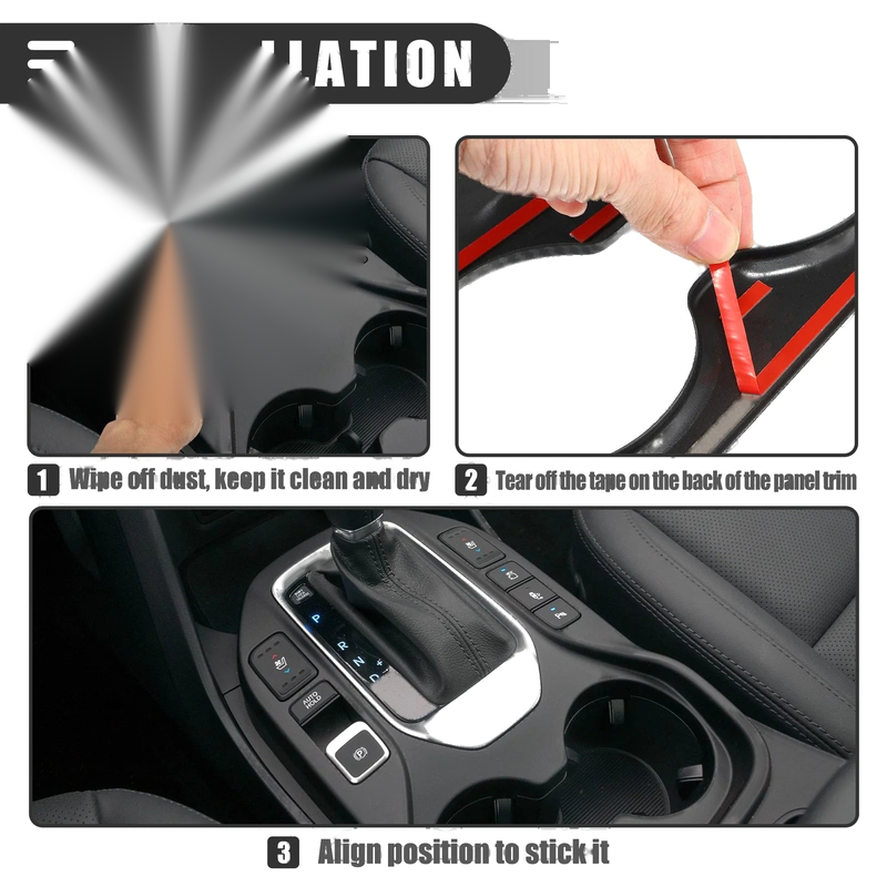 Dodge Durango Carbon Fiber Gear Shift Panel Trim (2014 - 2017)
