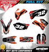 KTM SX DIGGER Style Custom Graphics Kit Stickers (2005-2006)