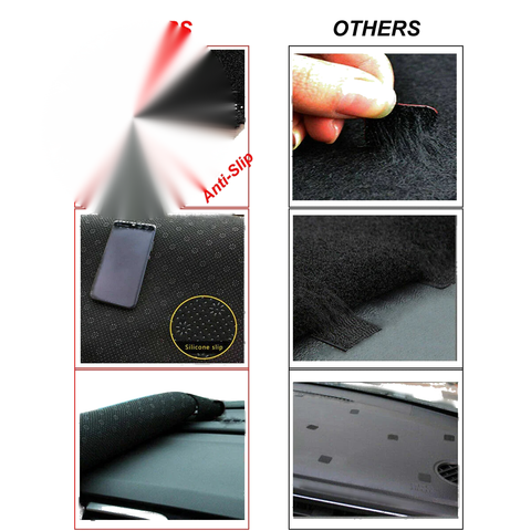 Toyota Landcruiser 200 Series 2015-2023 Dashboard Cover Black Dash Mat