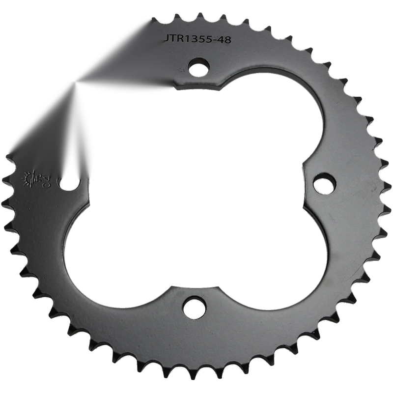 Honda TRX125 FourTrax 125 48 Tooth Rear Sprocket 48T (1987–1988)