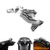 Harley 7" Headlight Visor & Fender Chrome Skull Ornament