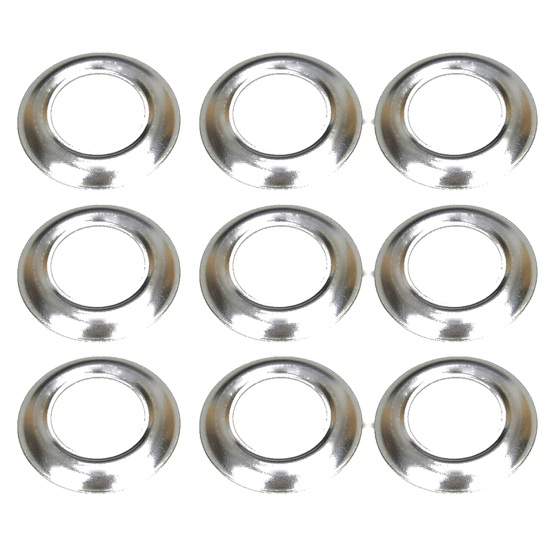 Truck Trailer LED Marker Light Covers 50Pcs 3/4" Chrome Bezels
