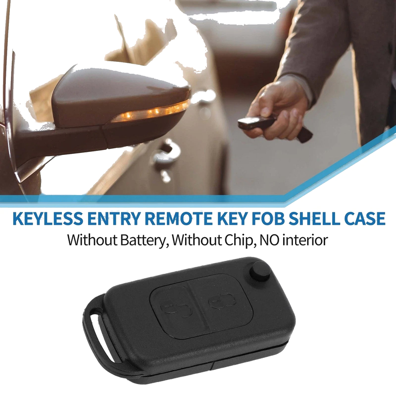 Mercedes Benz SLK Class Keyless Entry Remote Key Shell Case (2000-2004)