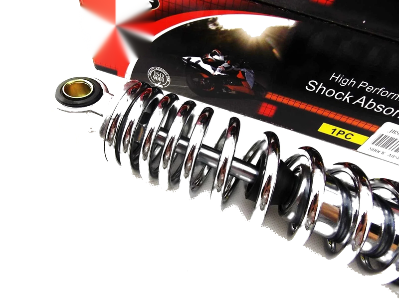 Honda CB550K 317mm JBS Chrome Rear Shock Absorbers (1974-1978)