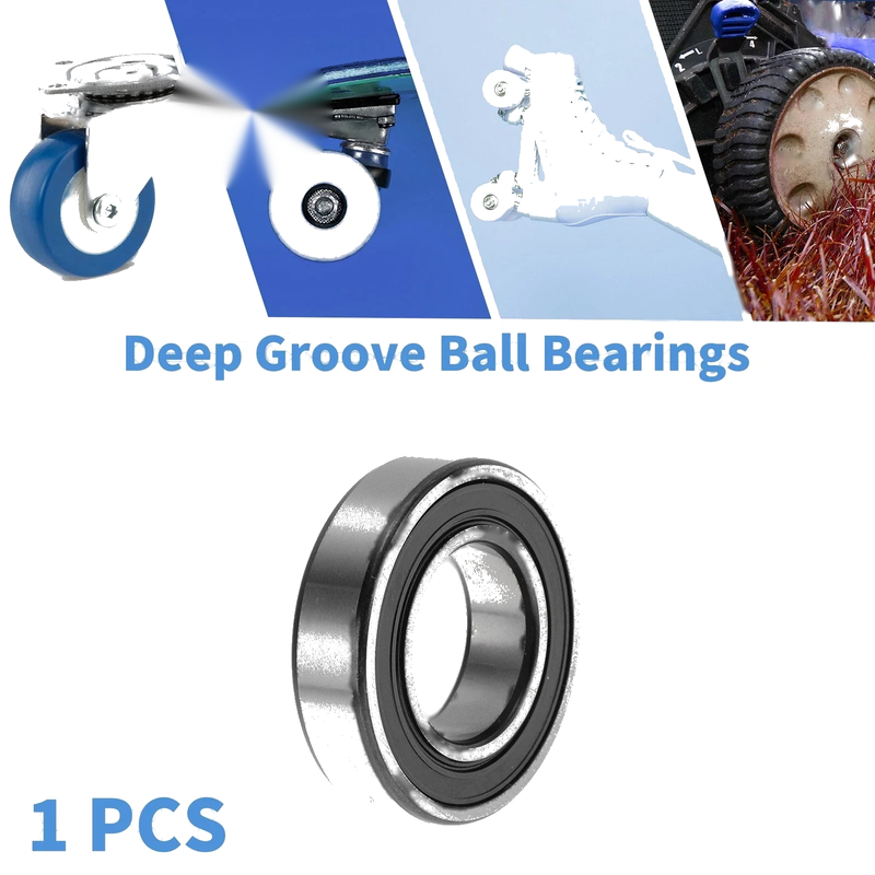 Make Model 25x47x12mm Deep Groove Ball Bearings 1 Pc Silver Tone