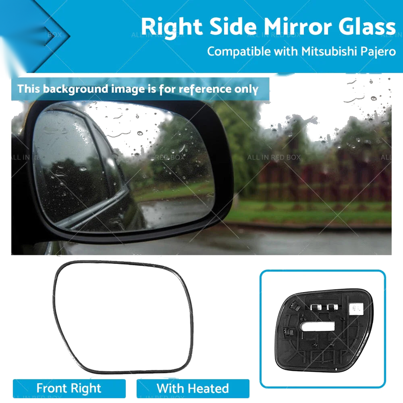 Mitsubishi Pajero NS-NX Right Side Mirror Glass (2006-2015)