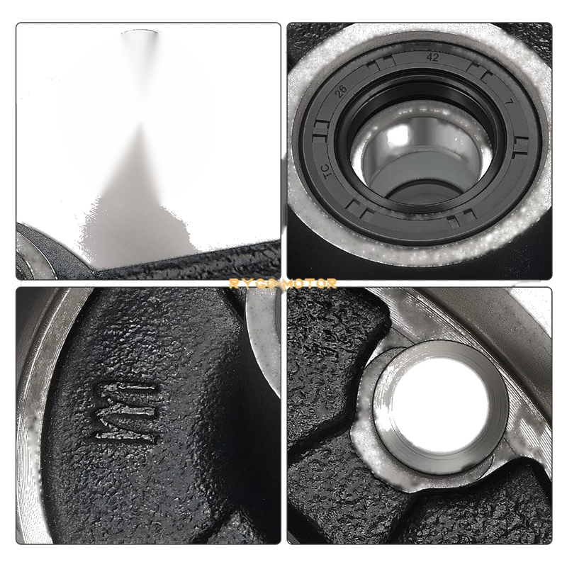 Honda FourTrax 200 TRX200 TRX200D 2 x Front Brake Drum (1990–1997)
