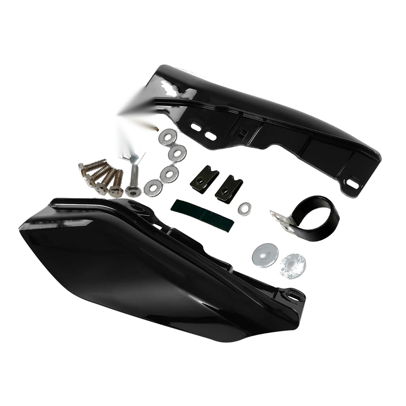 Harley Road King Street Electra Glide Mid Frame Air Deflectors (2017-2023)