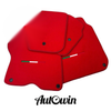 Ferrari GTC4 Lusso (2016-2023) - AutoWin Brand Italian Edition Red Floor Mats