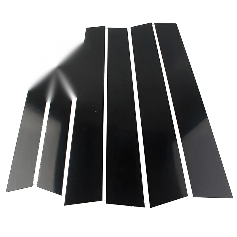 Honda CRV Door Trim Covers 6 x Black Window Pillar Posts (2007-2011)