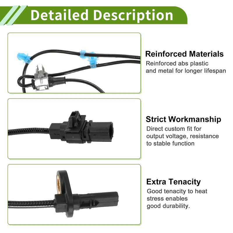 Acura RDX 1 Pc Rear Left ABS Wheel Speed Sensor (2013-2018)