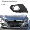 Nissan Sentra Front Left Fog Light Grill (2016-2019)