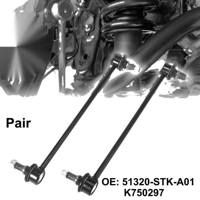 Honda CR-V Acura RDX 1 Pair Front Stabilizer Sway Bar Links