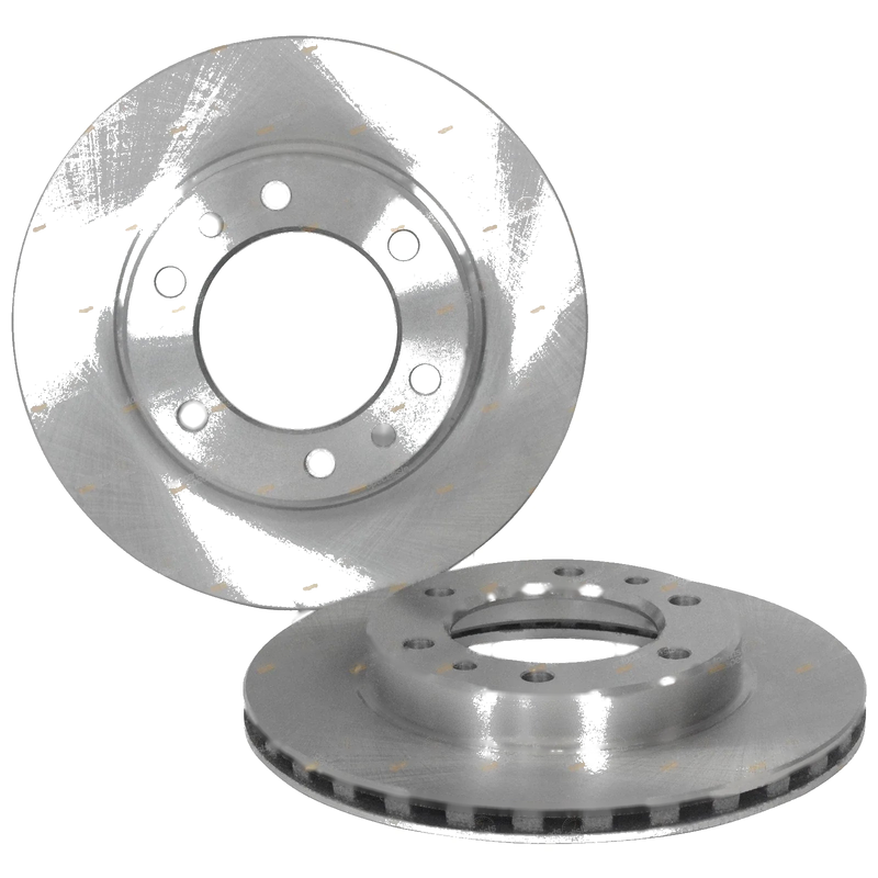 Toyota Landcruiser BJ42 FJ40 HJ47 4x4 2 x Front Disc Rotors (1960–1990)