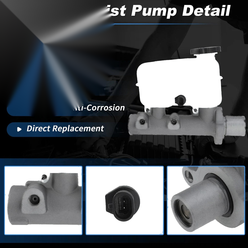 Chevy Silverado 1500 Brake Master Cylinder with Reservoir