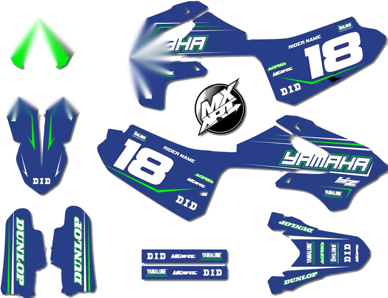 YAMAHA YZ 85 (2022-2023) Custom Graphics Decals Sinister Style Sticker Kit