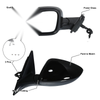 Honda Accord 3 Pin Left Side Door Mirror Assembly Black (2018-2022)