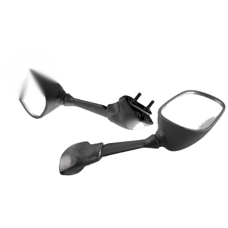 Yamaha YZF R6 L&R Black Rearview Mirrors (2006-2007)