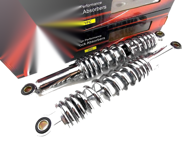 Suzuki GSX400 325mm JBS Chrome Rear Shock Absorbers