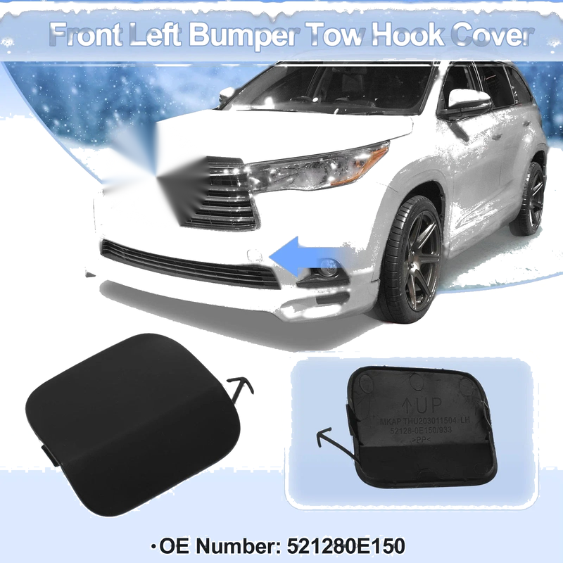 Toyota Prius Left Front Car Tow Hook Cover Cap (2012–2015)