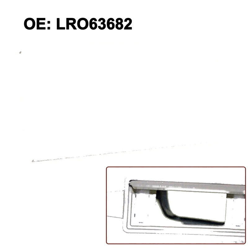 Car Gray Sun Visor Vanity Mirror Cover
