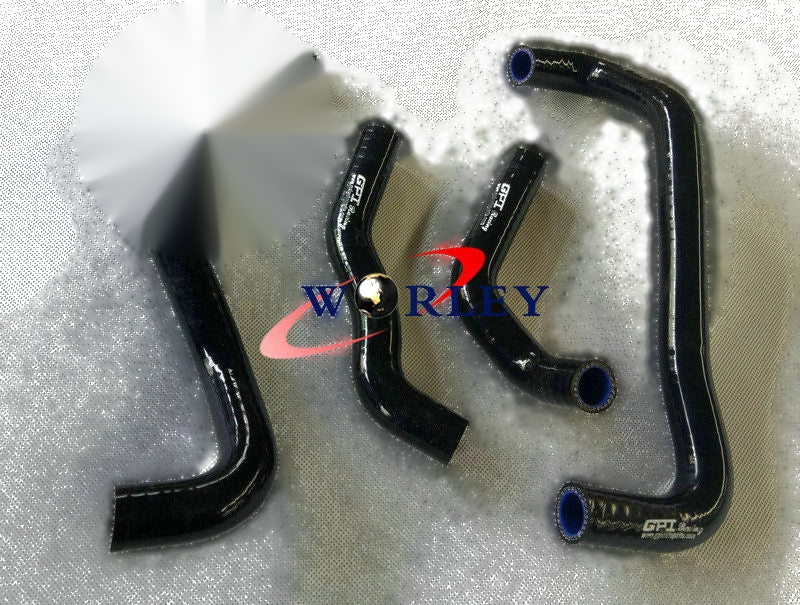 Honda ATC250R 1985-1986 85 86 Black Silicone Radiator Hose