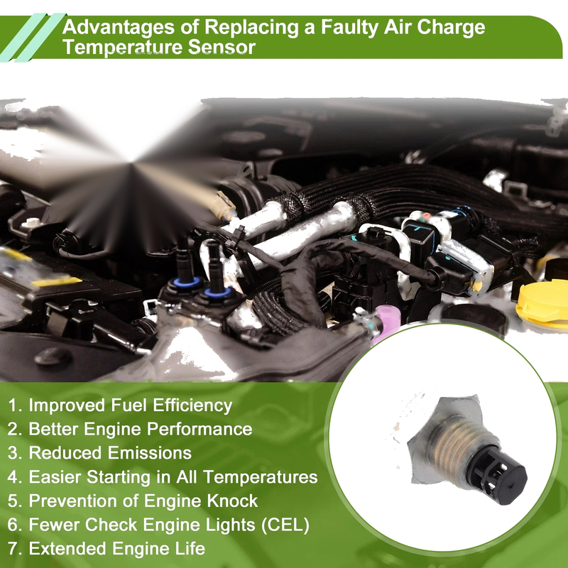 Volvo S40 1.9 T4 (1997-2000) 1 Pc Air Charge Temperature Sensor